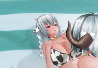 3D HENTAI YURI Niña vaca se folla a su novia