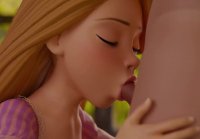 Rapunzel First Blowjob (Animation W Sound)