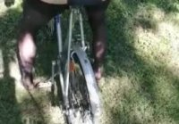 Fucked in anal with a bicycle saddle spas.ru