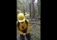 Wildfire Worker's Outdoor Masturbation Solo