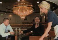 Laura Crystal Served Friends In Restaurant Biqle Video