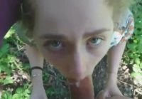 Fucking whore in the forest