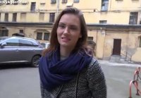 Russian girl at casting at old debauchery