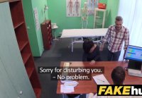 Fake Hospital Czech doctor cums over horny cheating wifes tig