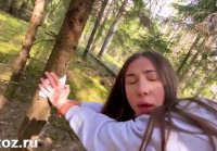 Sexo con miel rusa en el bosque