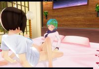 3D HENTAI Yuri Tierra chan y Moon chan fuck and cum