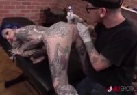 Beats tattoo around anal