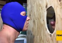 Muscle Hunks Gloryhole Blowjob