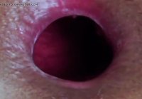 Extreme Closeup Gaping Hollow Asshole