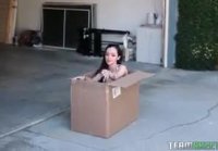 Lily Jordan sends herself in a box by mail to see