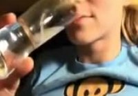 Drank Sperm From a Glass. Homemade [Sperm]