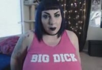 Busty BBW gets off