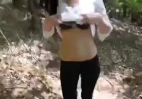 Took into the forest and suck dick Porn Blowjob School