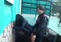 Fucks a drunk woman on the street   watch porn video online