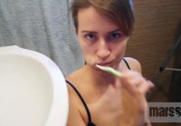 Morning exertion, sucking, brushing teeth, pissing