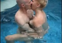 Inside pool with 7 orgasm