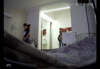 Hidden camera in the bedroom