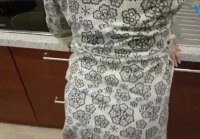 MAID GETS FUCKED IN KITCHEN GETS CUM