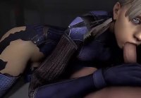 Jill Valentine   Disfrutando de una polla grande gruesa