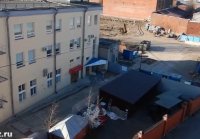 Russian Students Playing Naughty  on the roof in  the City