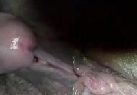 Husband films close up how he fucks his beloved in a narrow hole