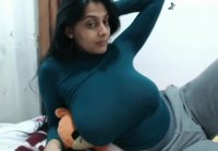 Desi big tits milf cam show