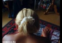 Fucks tanned stepmother doggystyle and films on camera