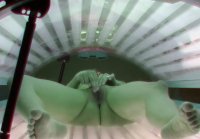 Masturbation in solarium