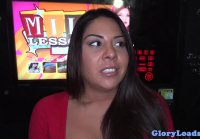 Latina sucking gloryhole bbc before fucking