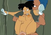 FUTURAMA PORN   AMY WONG AND TURANGA LEELA FUCKED BY FUTANARI