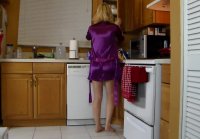 Mature stepmom fucked in the kitchen