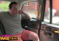 Female Fake taxi Blonde drivers big tits get c