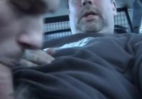 Big Cock Blowjob in the Car with a Young Swedish Man