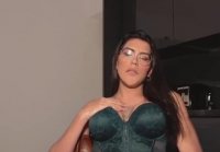 Latina Sissy jerks on camera