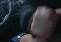 Mature blowjob in car