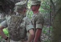 Horny soldiers in the woods 794866