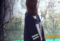 Japanese woman pees in public