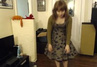 Sexy Teen Crossdresser Has Nice Surprise Under the Skirt ru s