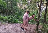 Oksana y su marido salieron a la naturaleza el fin de semana