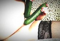 Sex with cucumbers