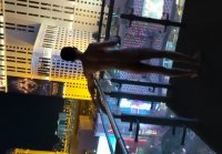 Daniel Hausser naked balcony Cosmopolitan Las Vegas