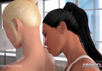 Animated big tits lesbian girls having futa anal sex  str