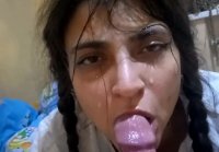 Drunk woman plays dick until cum