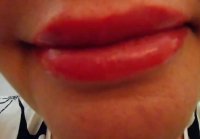 Anfisa pumped lips for blowjob