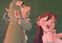 Almost got my mouth torn by the teacher's big dick