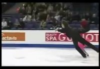 The Russian skater was embarrassed during the performance