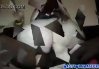 White whore gets fucked by black man