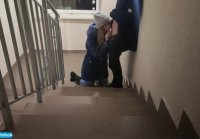 BLOWJOB IN ENTRANCE CONTINUED at HOME FROM YOUNG TATAR