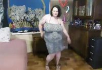 Striptease casero de bbw