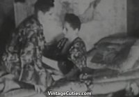 Extreme Penetration  Lesbian Pussy Lick 1940s Retro Movie